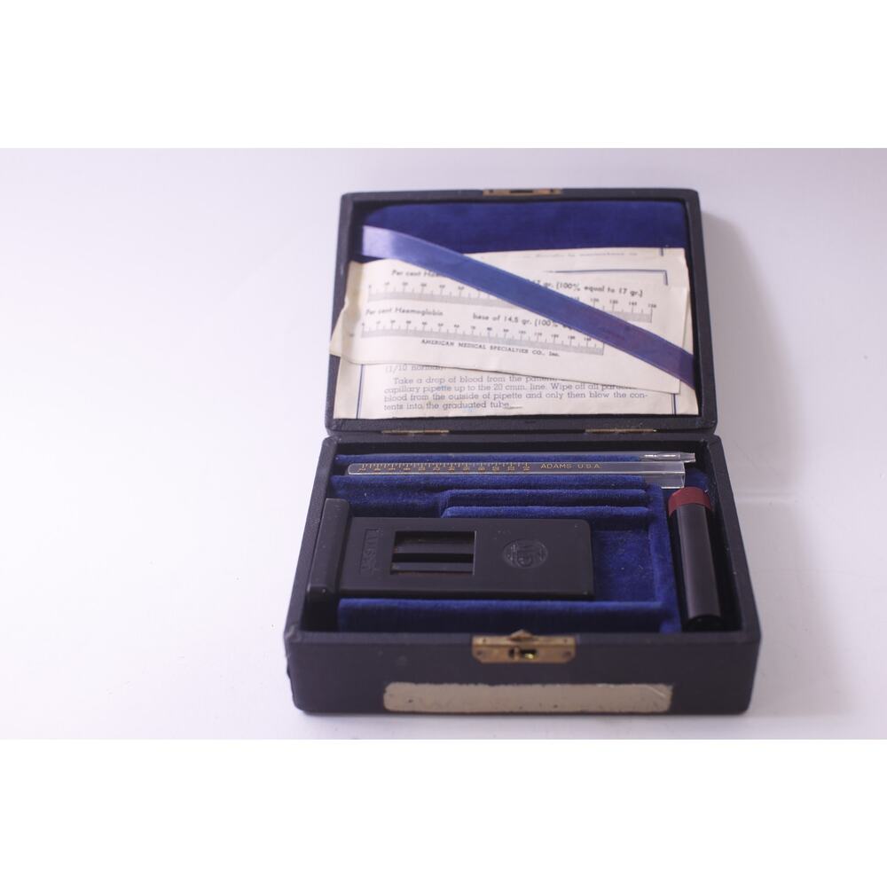 Amsco All-American Sahli Haemometer Medical Instrument Hemoglobin~ 250622-WH 349